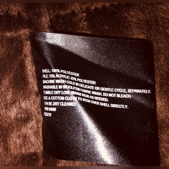 NWOT - Womens Bernardo Faux Fur Coat - Large - Picture 7 of 9